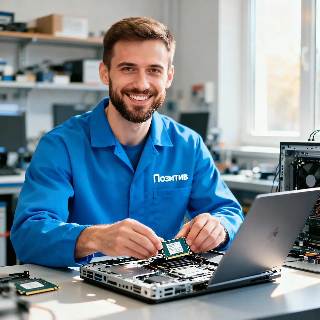 заменить HDD на SSD на ноутбуке в Сходне