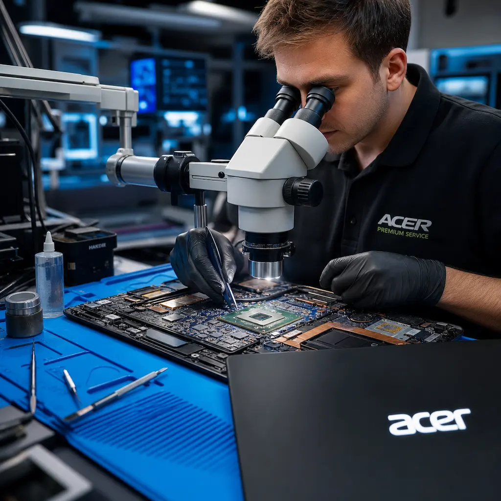 Замена видеокарты ноутбука Acer в Сходне