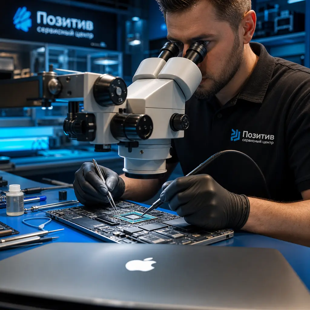 Замена видеокарты Apple MacBook в Сходне