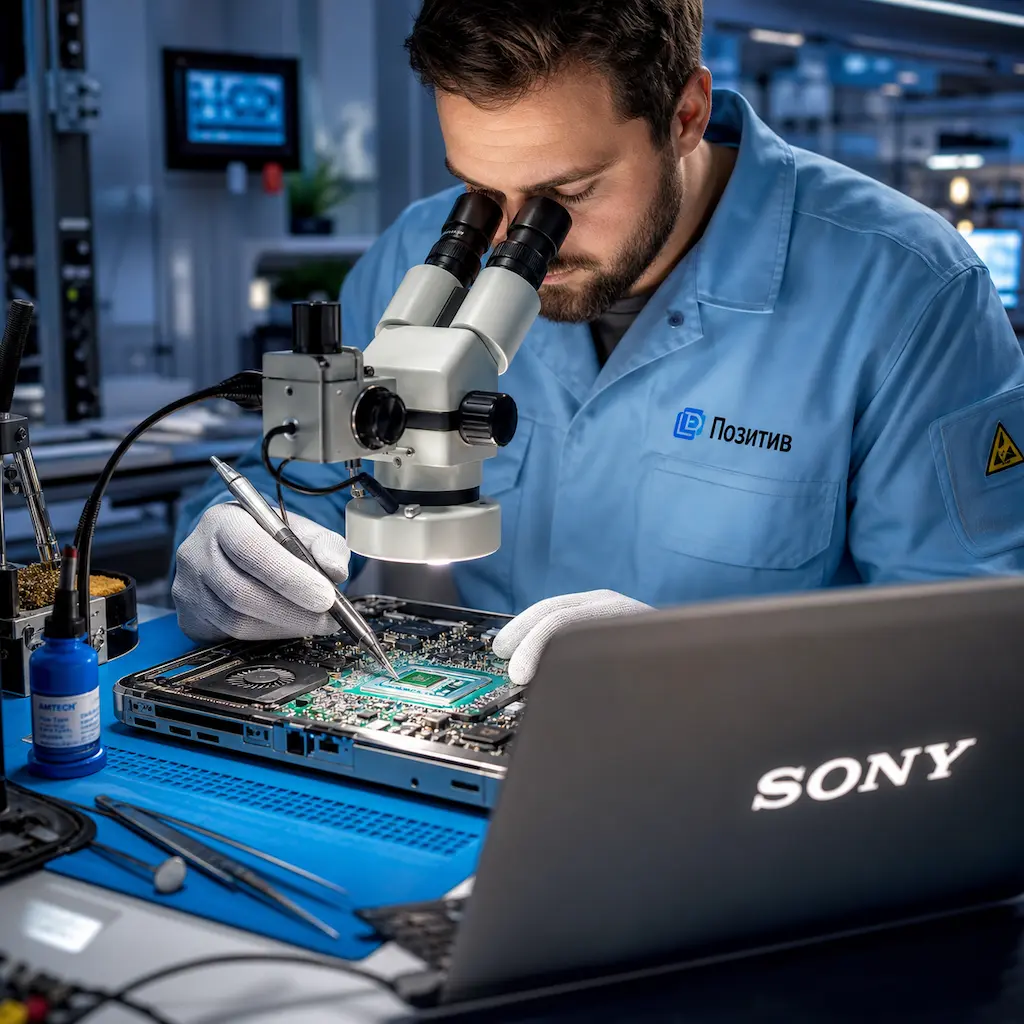 Замена видеокарты ноутбука Sony в Сходне