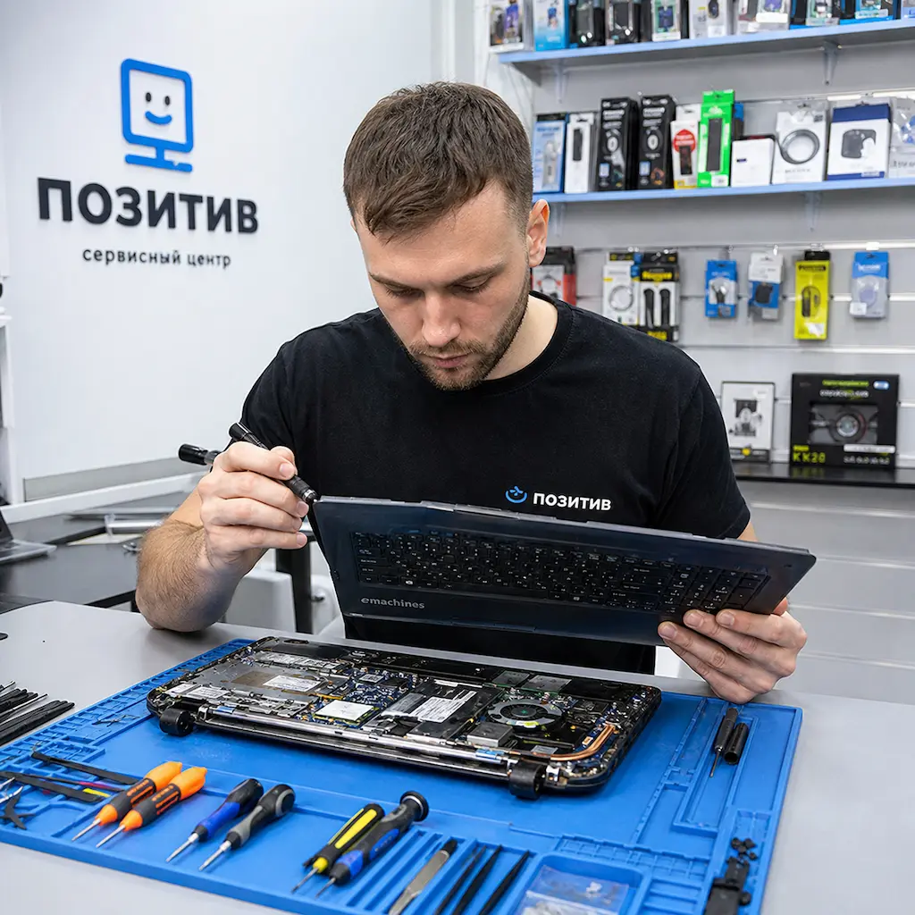 заменить клавиатуру на ноутбуке Emachines в Сходне