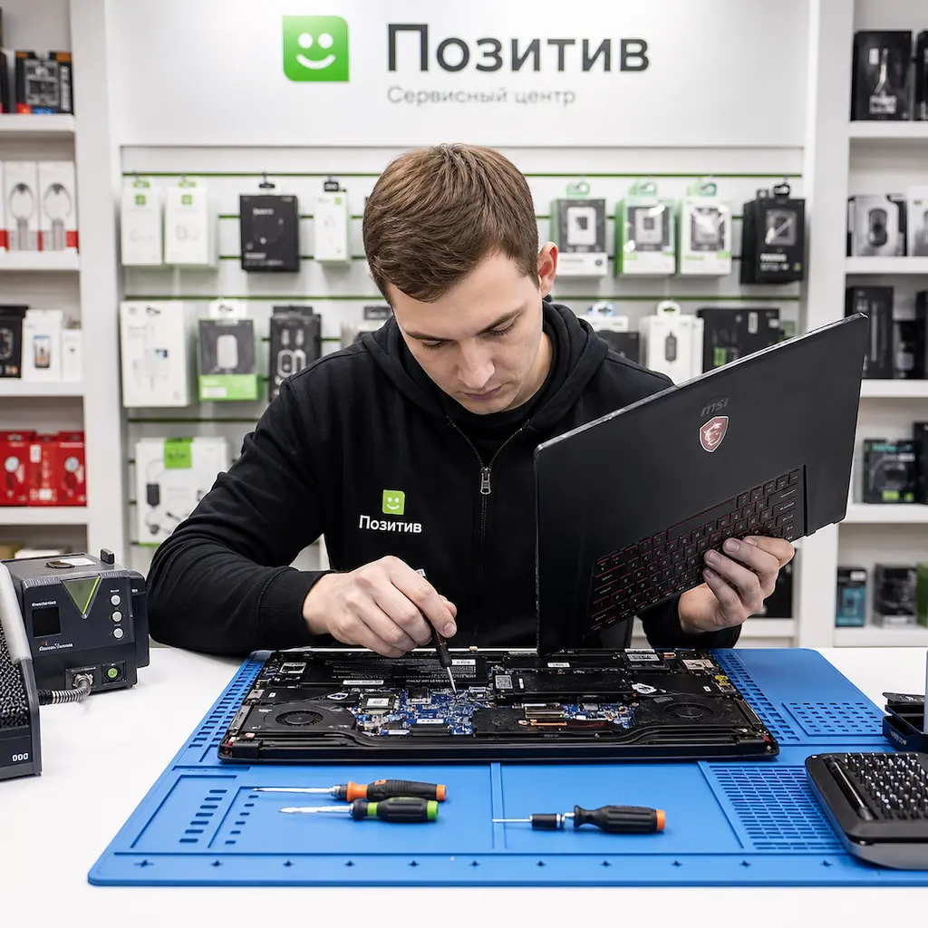 заменить клавиатуру на ноутбуке MSI в Сходне