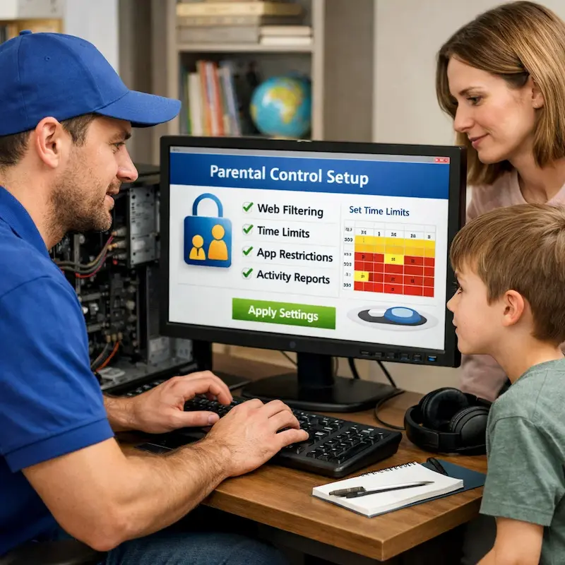 установка родительского контроля в Сходне