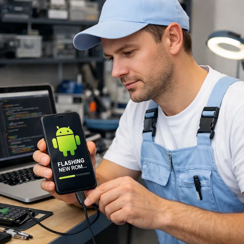 Прошивка Android в Сходне