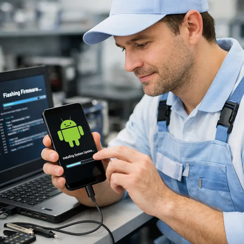 Перепрошить телефон в Сходне