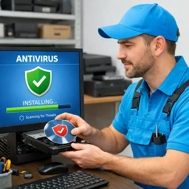 Установка антивируса в Сходне на дому