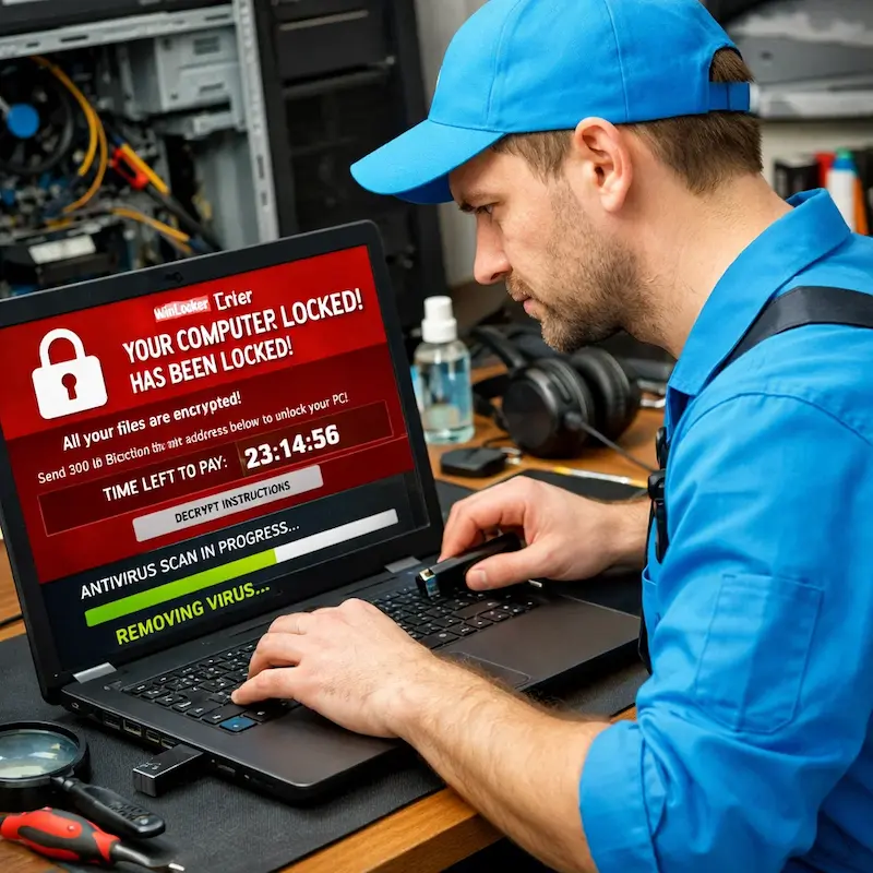 Удалить винлокер в Сходне